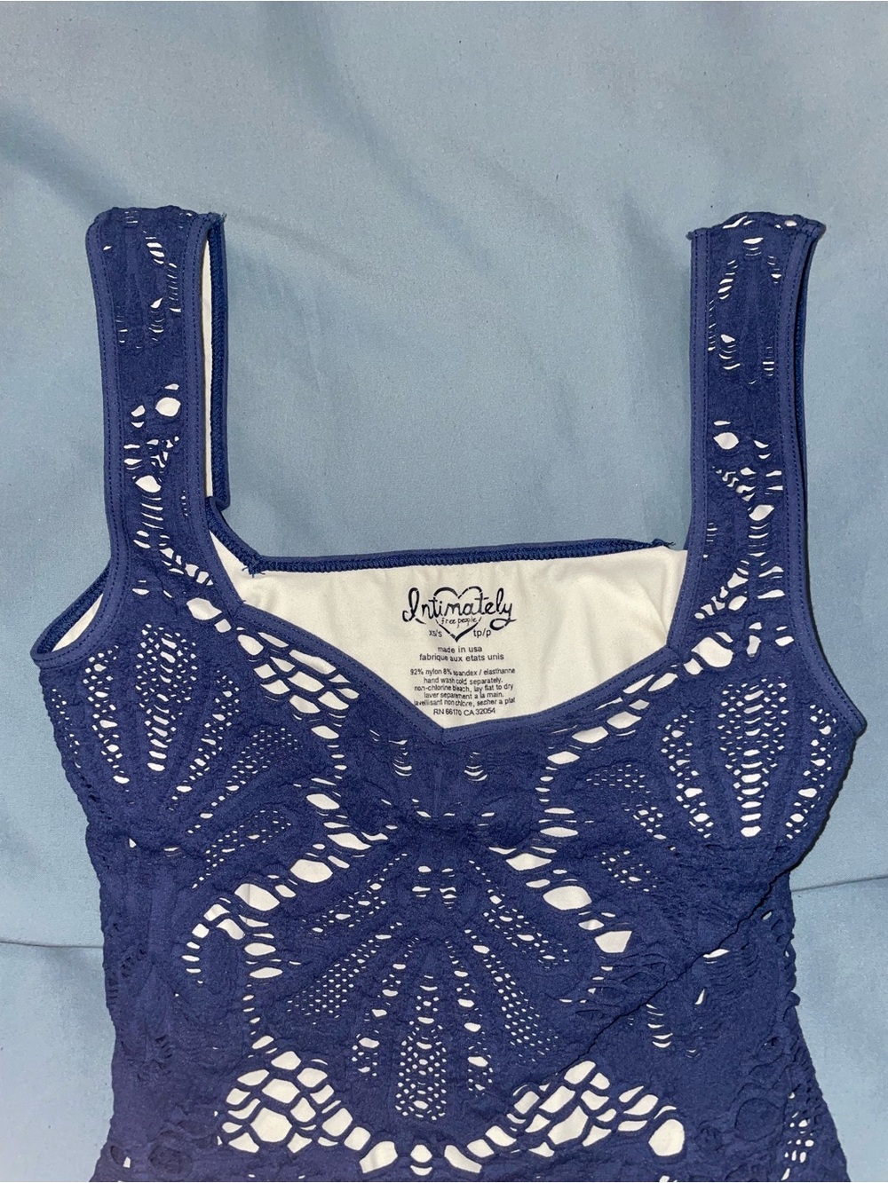 Free People Navy Blue Stretchy Dress